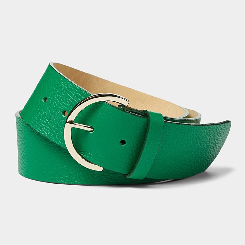 Green Leather Belt (NWT)